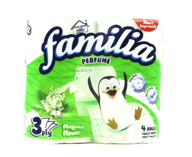 Hartie Igienica Familia Muguet Flower 3 Straturi 4 Role 